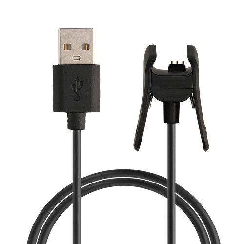 Kabel zasilający USB Kwmobile do Garmin Vivosmart 4, czarny, plastikowy, KWM000024UD001C