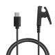 Kabel ładujący USB Kwmobile do Garmin vivomove Trend / Lily / HR / Forerunner 35 / 30 / 735XT, czarny, plastikowy, KWM000024UH001C