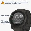 Zestaw 2 folii ochronnych Kwmobile do Garmin Instinct 2, przezroczysty/czarny, polimerowy, KWM000024UZ001C