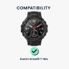 Zestaw 2 folii ochronnych Kwmobile do Amazfit T-Rex, przezroczysty/czarny, polimer, KWM000024VB001C