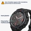 Zestaw 2 folii ochronnych Kwmobile do Amazfit T-Rex Pro, przezroczysty/czarny, polimer, KWM000024VD001C