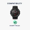 Zestaw 2 folii ochronnych Kwmobile do Amazfit T-Rex Pro, przezroczysty/czarny, polimer, KWM000024VD001C