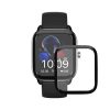 Zestaw 2 folii ochronnych Kwmobile do Amazfit GTS 4 Mini, przezroczysty/czarny, polimer, KWM000024VF001C