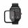 Zestaw 2 folii ochronnych Kwmobile do Amazfit GTS 2 Mini, przezroczysty/czarny, polimer, KWM000024VG001C