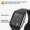 Zestaw 2 folii ochronnych Kwmobile do Amazfit GTS 2 Mini, przezroczysty/czarny, polimer, KWM000024VG001C