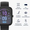 Zestaw 2 folii ochronnych Kwmobile do Amazfit Bip 3 Pro, przezroczysty/czarny, polimer, KWM000024VI001C