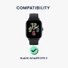 Zestaw 2 folii ochronnych Kwmobile do Amazfit GTS 3, przezroczysty/czarny, polimer, KWM000024VK001C