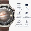 Zestaw 2 folii ochronnych Kwmobile do zegarka Huawei Watch 4 Pro, przezroczysty/czarny, polimerowy, KWM000024VZ001C