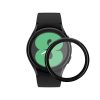 Zestaw 2 folii ochronnych Kwmobile do zegarka Samsung Galaxy Watch 4, przezroczysty/czarny, polimerowy, KWM000024WD001C