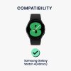 Zestaw 2 folii ochronnych Kwmobile do zegarka Samsung Galaxy Watch 4, przezroczysty/czarny, polimerowy, KWM000024WD001C