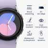 Zestaw 2 folii ochronnych Kwmobile do zegarka Samsung Galaxy Watch 5, przezroczysty/czarny, polimerowy, KWM000024WF001C