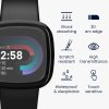 Zestaw 2 folii ochronnych Kwmobile do Fitbit Versa 4/Sense 2, przezroczysty/czarny, polimer, KWM000024WK001C