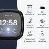 Zestaw 2 folii ochronnych Kwmobile do Fitbit Versa 3, przezroczysty/czarny, polimerowy, KWM000024WL001C