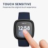 Zestaw 2 folii ochronnych Kwmobile do Fitbit Versa 3, przezroczysty/czarny, polimerowy, KWM000024WL001C