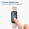 Zestaw 2 folii ochronnych Kwmobile do Fitbit Luxe, przezroczysty/czarny, polimerowy, KWM000024WN001C