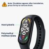 Zestaw 2 folii ochronnych Kwmobile do Xiaomi Mi Band 7, przezroczysty/czarny, polimerowy, KWM000024WQ001C