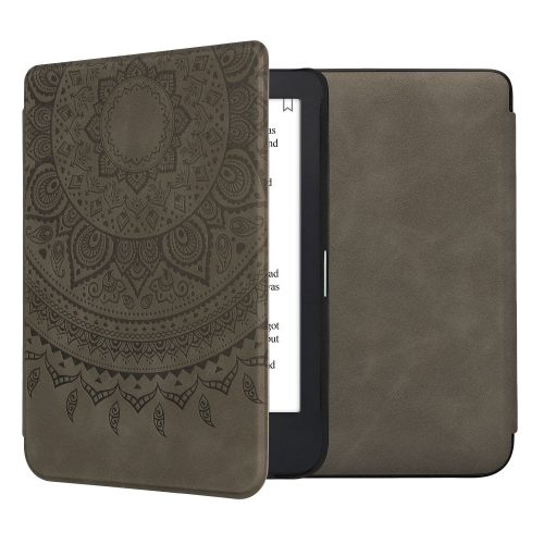 Etui Kwmobile do Kobo Clara 2E, Ciemnoszary, Skóra Ekologiczna, KWM000017UJ007C