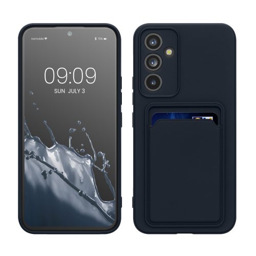 Etui Kwmobile do Samsung Galaxy A54 5G, Granatowy, Silikon, KWM0000191C003C