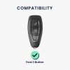 Kwmobile Osłona kluczyka do samochodu Ford 3 przyciski - Keyless Go, ciemnozielona, silikon, KWM000008AQ005C