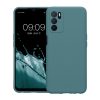 Etui Kwmobile do OPPO A16/A16s/A54s, ciemnozielone, silikonowe, KWM0000157V019C