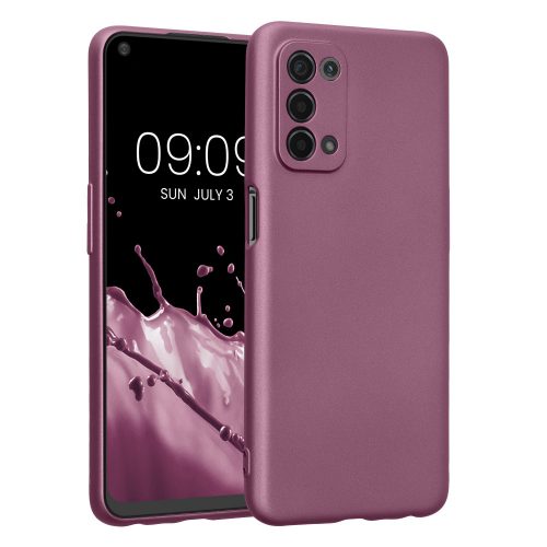 Etui Kwmobile do OPPO A74 5G/A54 5G, fioletowe, silikonowe, KWM000020ID001C