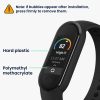 Zestaw 2 folii ochronnych Kwmobile do Xiaomi Mi Band 8, przezroczysty/czarny, polimerowy, KWM000024XX001C