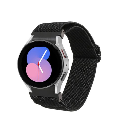 Pasek Kwmobile do zegarka Samsung Galaxy 5/Galaxy Watch 5 Pro/Galaxy Watch 4, czarny, nylon, KWM000024XZ001C