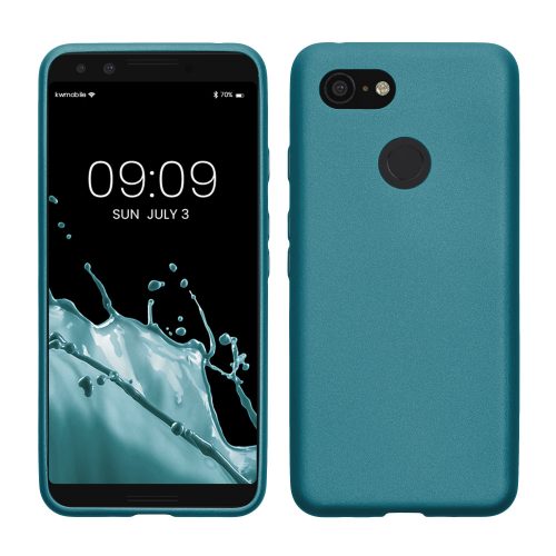 Etui Kwmobile do Google Pixel 3, niebieskie, silikonowe, KWM000009AN004C