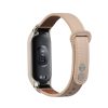 Pasek Kwmobile do Xiaomi Mi Band 7, beżowy/brązowy, skóra naturalna, KWM000024YZ002C