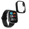 Zestaw 2 etui Kwmobile ze szkłem ochronnym do zegarka Xiaomi Redmi 3 Active / Redmi Watch 3 Lite, przezroczysty/czarny, plastikowy, KWM000024ZD002C