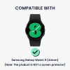 Zestaw 2 etui Kwmobile do zegarka Samsung Galaxy Watch 5, czarno-złoty, plastikowy, KWM000024ZM001C