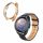 Zestaw 2 etui Kwmobile do zegarka Samsung Galaxy Watch 3, czarno-złoty, plastikowy, KWM000024ZP001C