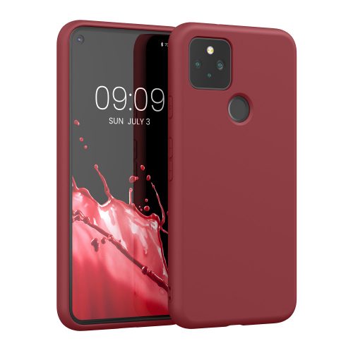 Etui Kwmobile do Google Pixel 5, ciemny róż, silikon, KWM0000125G019C