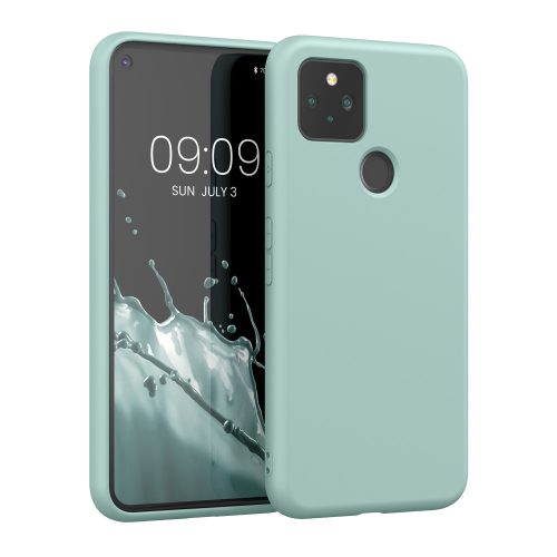 Etui Kwmobile do Google Pixel 5, jasnozielone, silikonowe, KWM0000125G020C