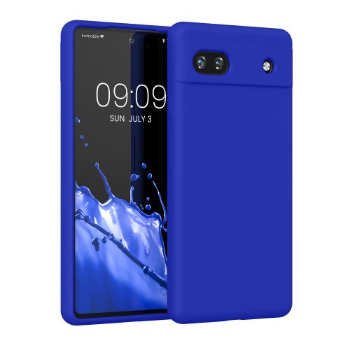 Etui Kwmobile do Google Pixel 6a, niebieskie, silikonowe, KWM000015FZ055C