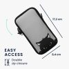 Uniwersalne etui na telefon Kwmobile, rozmiar XL – 6,8 cala, szary/czarny, neopren, KWM000016AJ025C