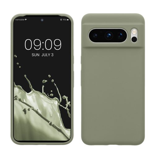 Etui Kwmobile do Google Pixel 8 Pro, zielone, silikonowe, KWM0000208G017C