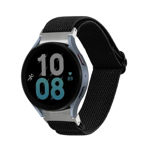 Pasek Kwmobile do zegarka Samsung Galaxy 5/Galaxy Watch 5 Pro/Galaxy Watch 4, czarny, nylon, KWM0000250H001C