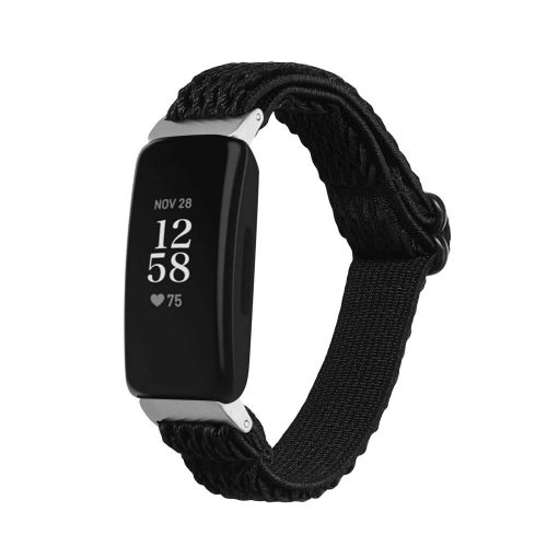 Pasek Kwmobile do Fitbit Inspire 2/Inspire HR, czarny, nylon, KWM0000250I001C