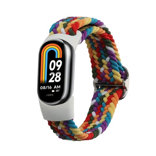 Pasek Kwmobile do Xiaomi Mi Band 8, wielokolorowy, nylonowy, KWM0000250L002C