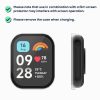 Zestaw 2 kompletnych etui Kwmobile do Xiaomi Mi Band 8 Pro, przezroczysty/czarny, plastikowy, KWM0000250O001C