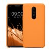 Etui Kwmobile do OnePlus 6, pomarańczowe, silikonowe, KWM0000099A031C