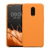 Etui Kwmobile do OnePlus 6T, pomarańczowe, silikonowe, KWM000009BL033C