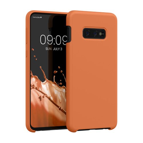 Etui Kwmobile do Samsunga Galaxy S10e, Pomarańczowe, Silikonowe, KWM000009SG042C