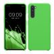 Etui Kwmobile do OnePlus Nord, zielone, silikonowe, KWM0000117M034C