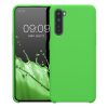 Etui Kwmobile do OnePlus Nord, zielone, silikonowe, KWM0000117M034C