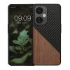 Etui Kwmobile do OnePlus Nord CE 3 Lite/Nord N30, brązowy/czarny, drewno, KWM000022NR001C