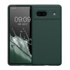 Etui Kwmobile do Google Pixel 7a, Ciemnozielone, Silikon, KWM000019YE035C