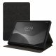 Etui Kwmobile do Samsung Galaxy Tab S9 FE, ciemnoszary/czarny, tekstylny, KWM000023QG001C