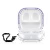 Etui na słuchawki Kwmobile do Samsung Galaxy Buds 2 Pro/Buds 2/Buds Live, przezroczysty/fioletowy, silikon, KWM000017SL002C